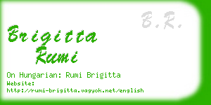 brigitta rumi business card